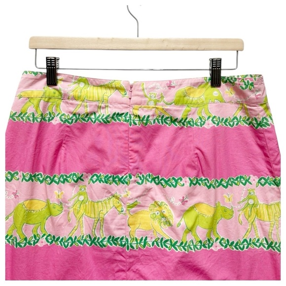 Lilly Pulitzer Safari Animals Skirt Size 8 - Picture 5 of 9